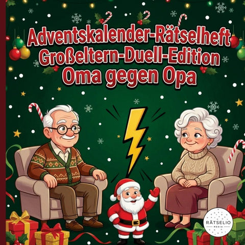 Adventskalender-Rätselheft Großeltern-Duell-Edition