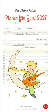 Der kleine Prinz Planer für zwei 2027