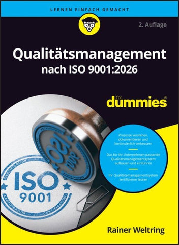 Qualitätsmanagement nach ISO 9001:2026 für Dummies