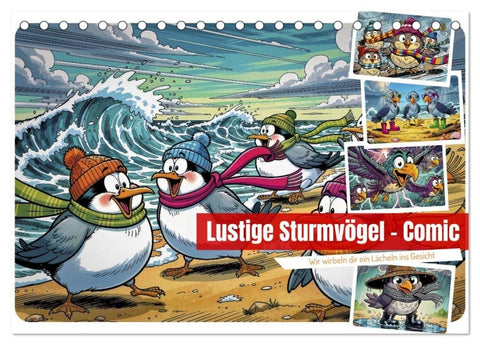 Lustige Sturmvögel - Comic (Tischkalender 2027 DIN A5 quer), CALVENDO Monatskalender