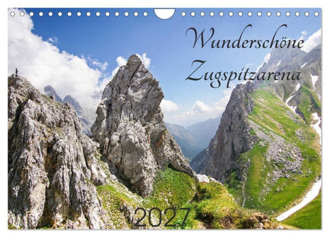 Wunderschöne Zugspitzarena (Wandkalender 2027 DIN A4 quer), CALVENDO Monatskalender