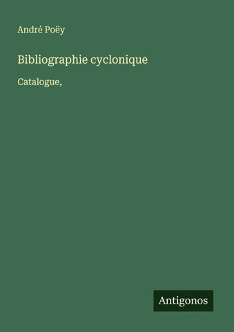 Bibliographie cyclonique
