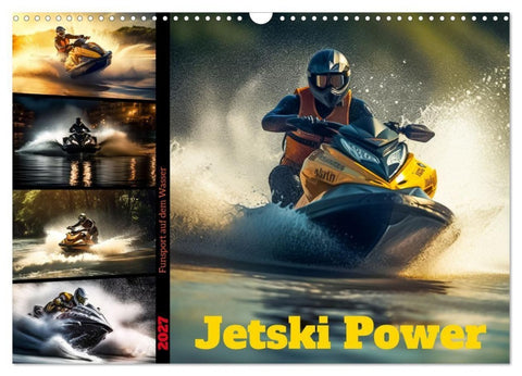 Jetski Power (Wandkalender 2027 DIN A3 quer), CALVENDO Monatskalender