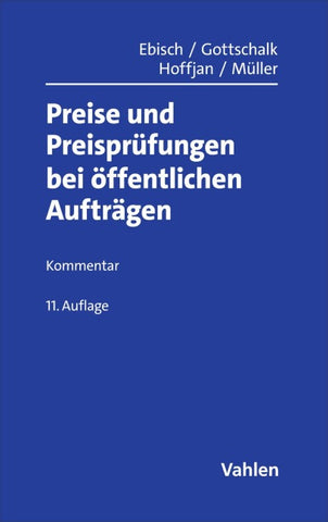 Preise und Preisprüfungen bei öffentlichen Aufträgen
