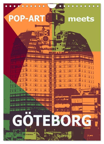 POP-ART meets Göteborg (Wandkalender 2026 DIN A4 hoch), CALVENDO Monatskalender