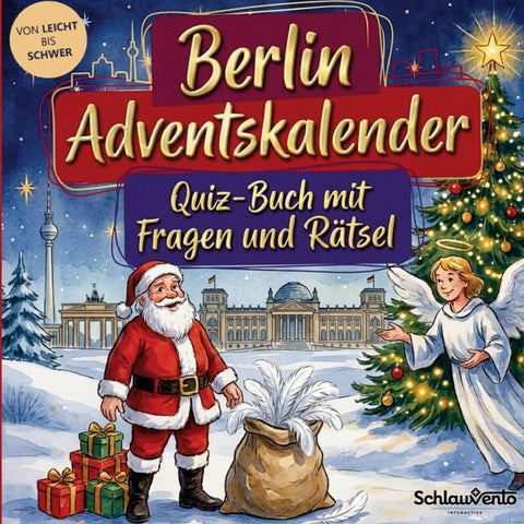 Berlin-Adventskalender: Quiz-Buch mit Fragen und Rätsel