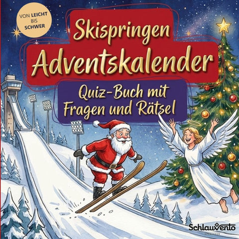Skispringen-Adventskalender: Quiz-Buch mit Fragen und Rätsel