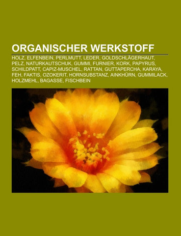 Organischer Werkstoff