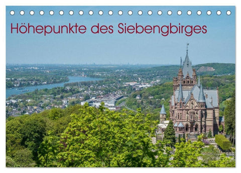 Höhepunkte des Siebengebirges (Tischkalender 2027 DIN A5 quer), CALVENDO Monatskalender