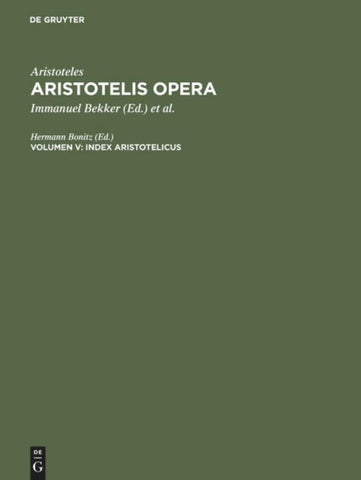Index Aristotelicus