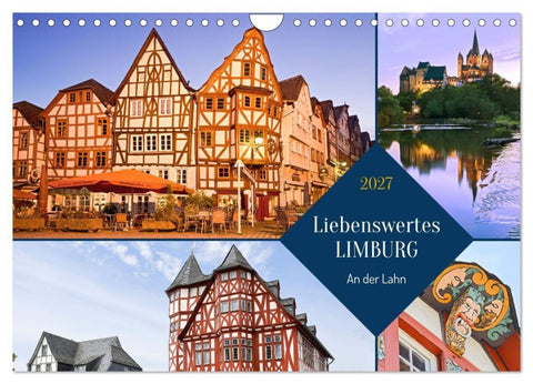 Liebenswertes Limburg (Wandkalender 2027 DIN A4 quer), CALVENDO Monatskalender