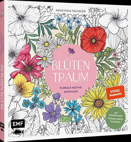 Blütentraum – Florale Motive ausmalen