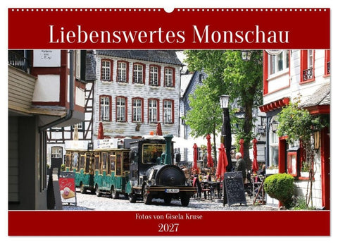 Liebenswertes Monschau (Wandkalender 2027 DIN A2 quer), CALVENDO Monatskalender