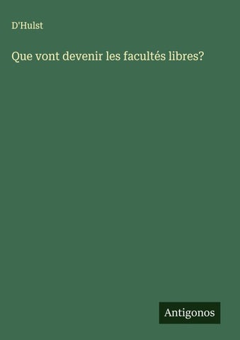 Que vont devenir les facultés libres?