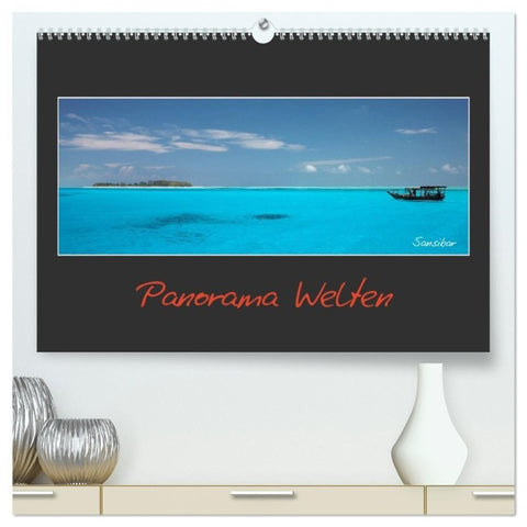 Panorama Welten (hochwertiger Premium Wandkalender 2027 DIN A2 quer), Kunstdruck in Hochglanz
