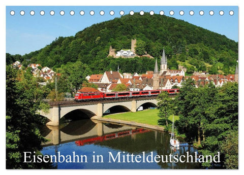 Eisenbahn in Mitteldeutschland (Tischkalender 2026 DIN A5 quer), CALVENDO Monatskalender
