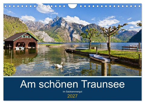 Am schönen Traunsee im Salzkammergut (Wandkalender 2027 DIN A4 quer), CALVENDO Monatskalender
