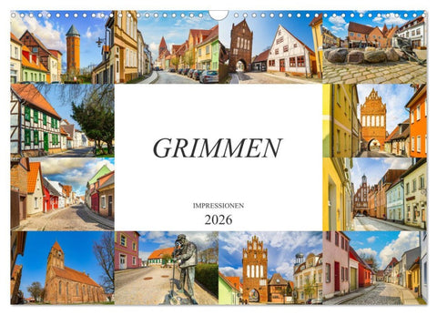 Grimmen Impressionen (Wandkalender 2026 DIN A3 quer), CALVENDO Monatskalender