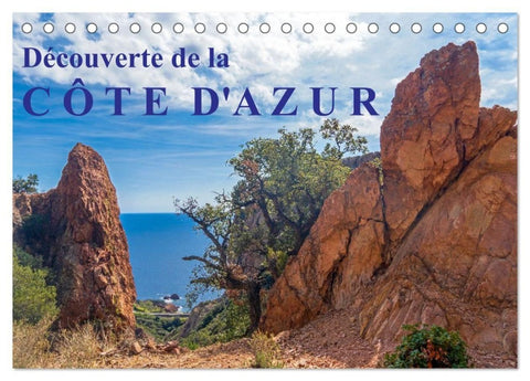 Découverte de la Côte d'Azur (Calendrier de bureau 2027 DIN A5 vertical), CALVENDO calendrier mensuel