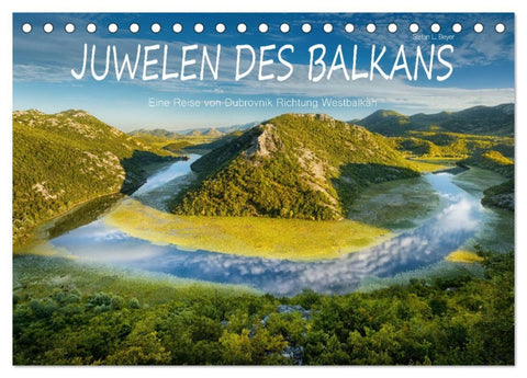 Juwelen des Balkans (Tischkalender 2026 DIN A5 quer), CALVENDO Monatskalender