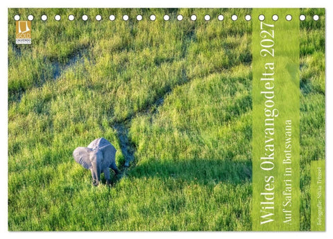 Wildes Okavangodelta (Tischkalender 2027 DIN A5 quer), CALVENDO Monatskalender