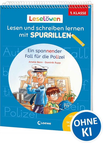 Leselöwen - Lesen und schreiben lernen mit Spurrillen - Ein spannender Fall für die Polizei