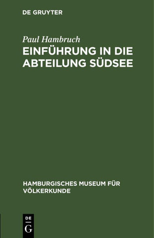 Einführung in die Abteilung Südsee