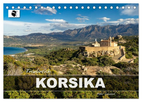 Frankreich - Korsika (Tischkalender 2027 DIN A5 quer), CALVENDO Monatskalender
