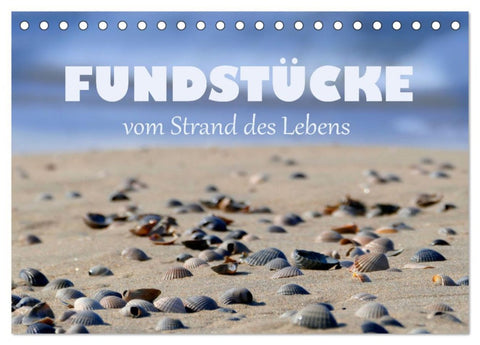 Fundstücke vom Strand des Lebens (Tischkalender 2026 DIN A5 quer), CALVENDO Monatskalender