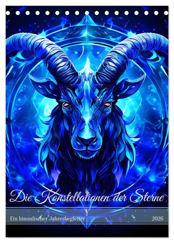 Die Konstellationen der Sterne (Tischkalender 2026 DIN A5 hoch), CALVENDO Monatskalender