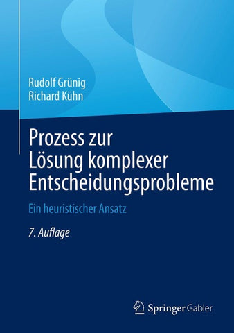 Prozess zur Lösung komplexer Entscheidungsprobleme