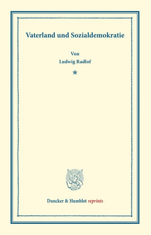 Vaterland und Sozialdemokratie