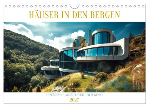 Häuser in den Bergen (Wandkalender 2027 DIN A4 quer), CALVENDO Monatskalender