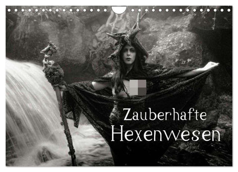 Zauberhafte Hexenwesen (Wandkalender 2026 DIN A4 quer), CALVENDO Monatskalender