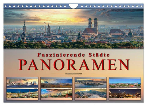 Faszinierende Städte, Panoramen (Wandkalender 2027 DIN A4 quer), CALVENDO Monatskalender