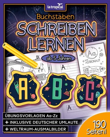 Buchstaben schreiben lernen ab 5 Jahren