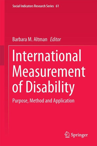 International Measurement of Disability