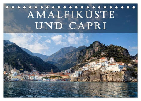 Amalfiküste und Capri (Tischkalender 2027 DIN A5 quer), CALVENDO Monatskalender