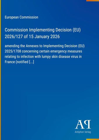 Commission Implementing Decision (EU) 2026/127 of 15 January 2026