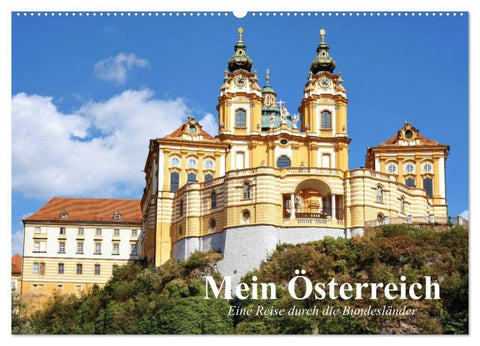 Mein Österreich. Eine Reise durch die Bundesländer (Wandkalender 2027 DIN A2 quer), CALVENDO Monatskalender