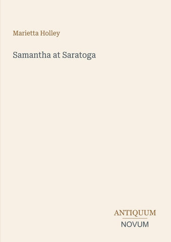 Samantha at Saratoga