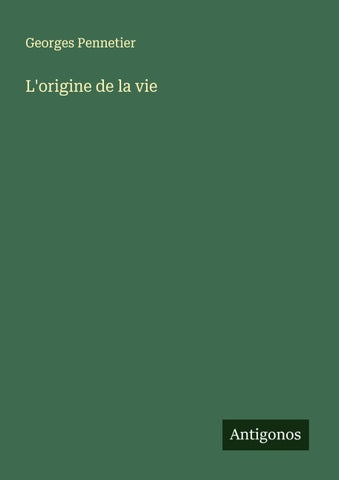 L'origine de la vie