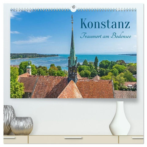 Konstanz - Traumort am Bodensee (hochwertiger Premium Wandkalender 2027 DIN A2 quer), Kunstdruck in Hochglanz