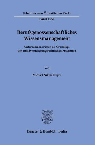 Berufsgenossenschaftliches Wissensmanagement
