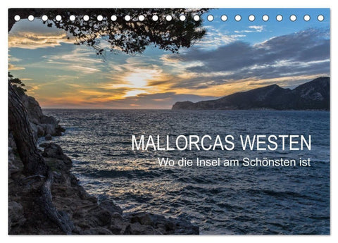 Mallorcas Westen (Tischkalender 2027 DIN A5 quer), CALVENDO Monatskalender