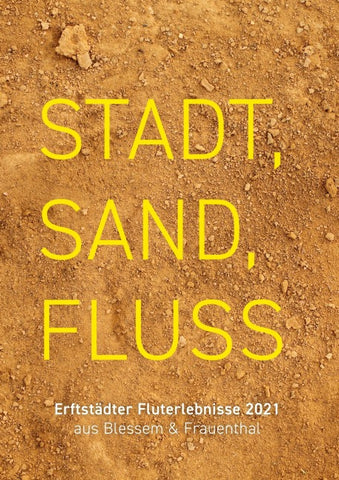 Stadt, Sand Fluss