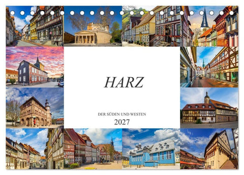 Harz der Süden und Westen (Tischkalender 2027 DIN A5 quer), CALVENDO Monatskalender