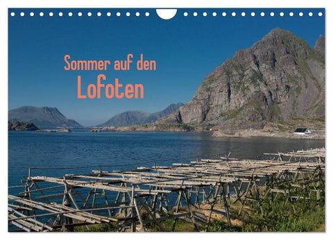 Sommer auf den Lofoten (Wandkalender 2027 DIN A4 quer), CALVENDO Monatskalender