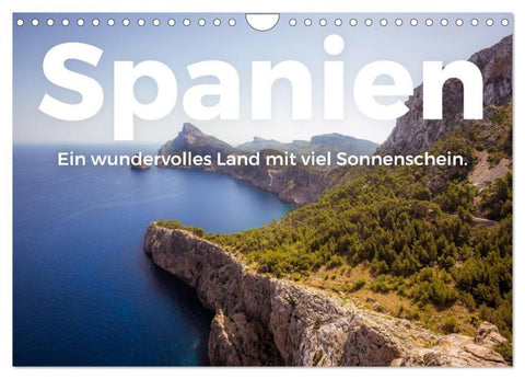 Spanien - Ein wundervolles Land mit viel Sonnenschein. (Wandkalender 2027 DIN A4 quer), CALVENDO Monatskalender