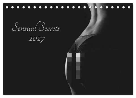Sensual Secrets (Tischkalender 2027 DIN A5 quer), CALVENDO Monatskalender